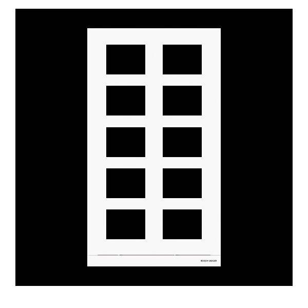 Busch-Jaeger Frontplatte Audio 2/5 413910CF-W-03