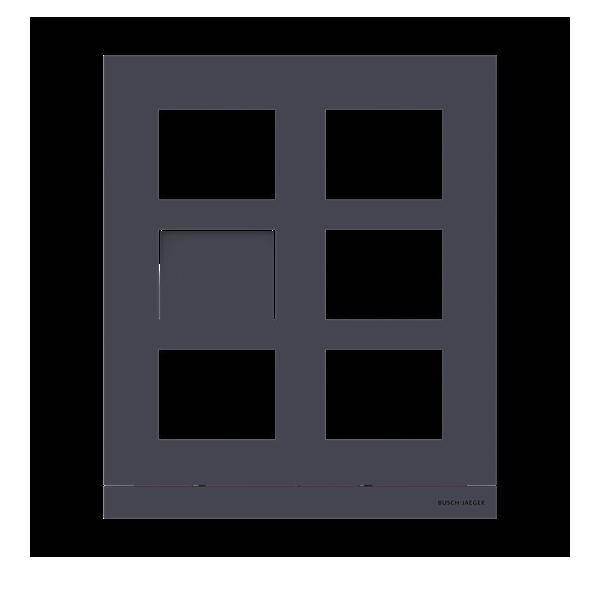 Busch-Jaeger Frontplatte Audio 3/4 413912CF-B-03
