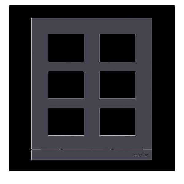 Busch-Jaeger Frontplatte Audio 2/3 41396CF-B-03