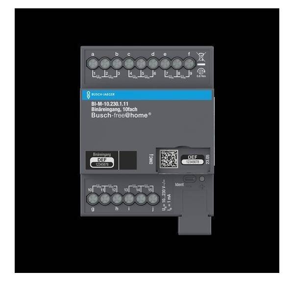 Busch-Jaeger Binäreingang, 10fach BI-M-10.230.1.11