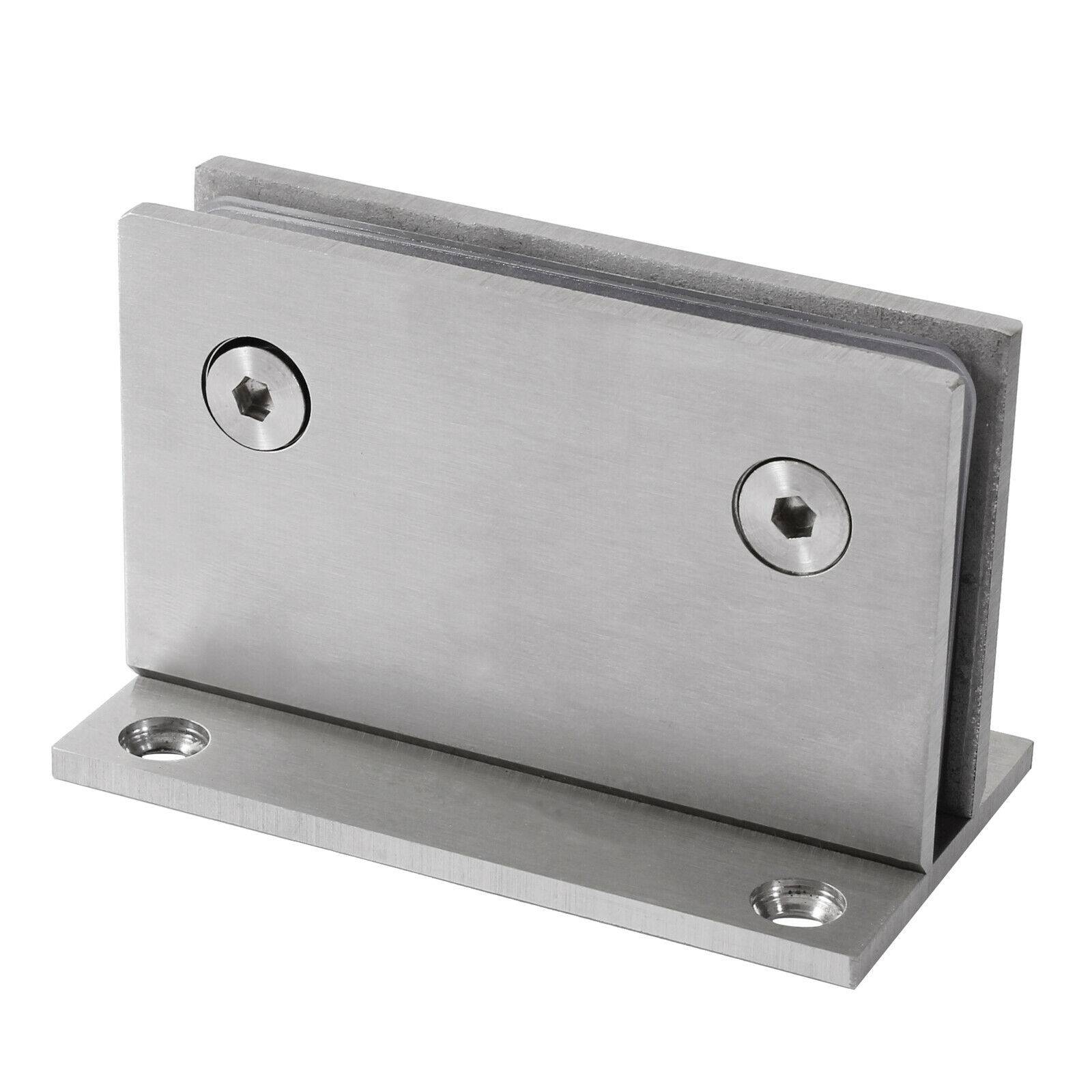 Glashalter 58x90mm Edelstahl Klemmhalter Glasklemme für Glasstärke 8-12mm