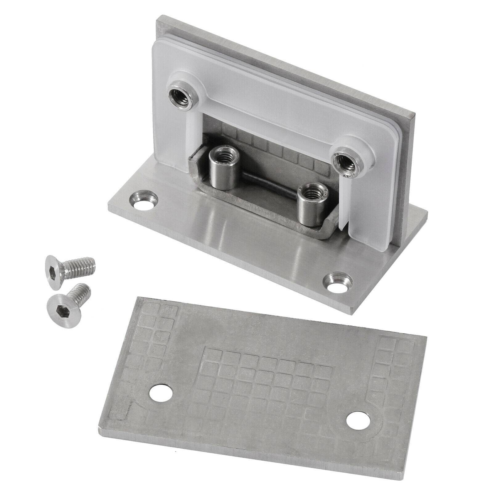 Glashalter 58x90mm Edelstahl Klemmhalter Glasklemme für Glasstärke 8-12mm