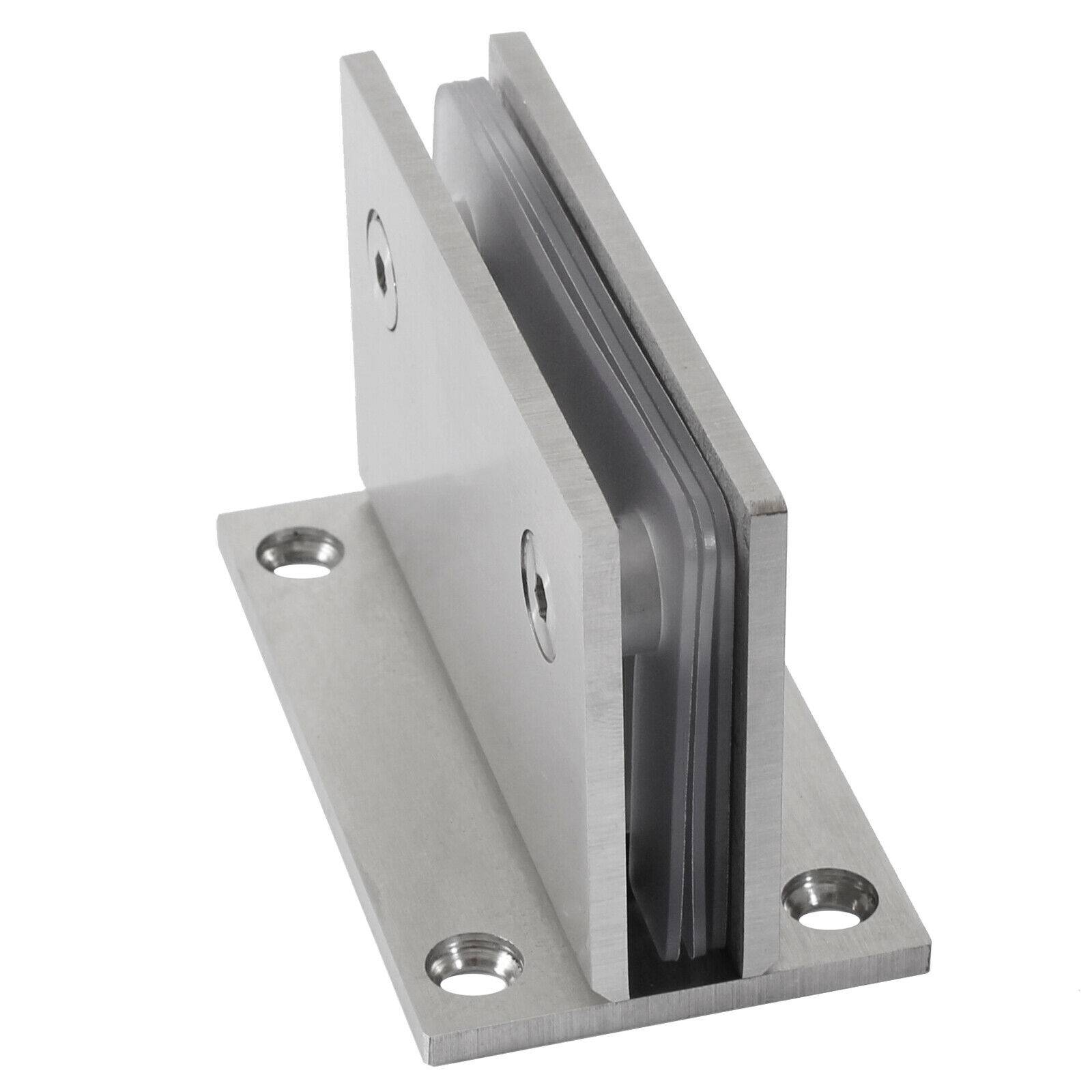 Glashalter 58x90mm Edelstahl Klemmhalter Glasklemme für Glasstärke 8-12mm