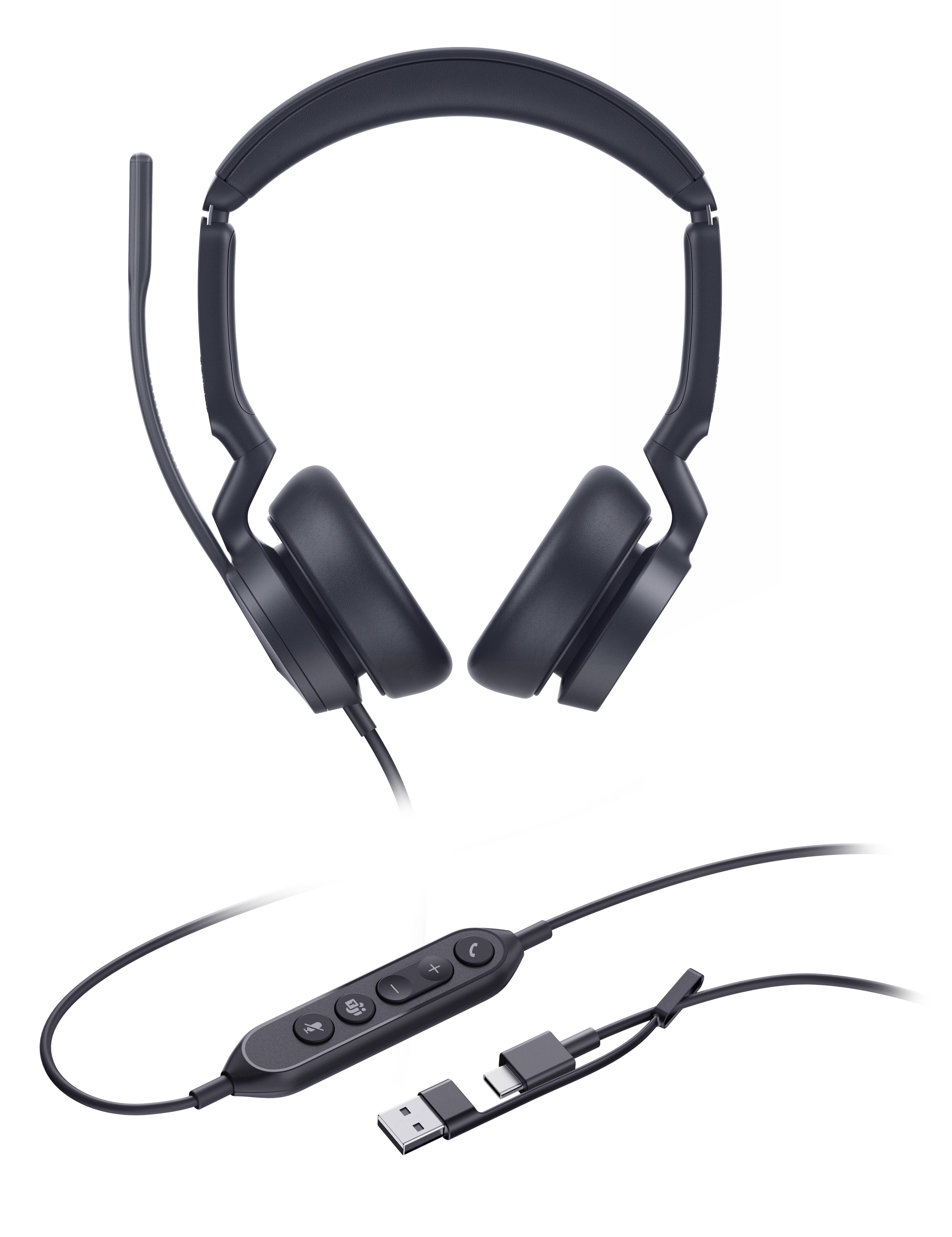 Yealink UH46 Dual - Headset - On-Ear - kabelgebunden
