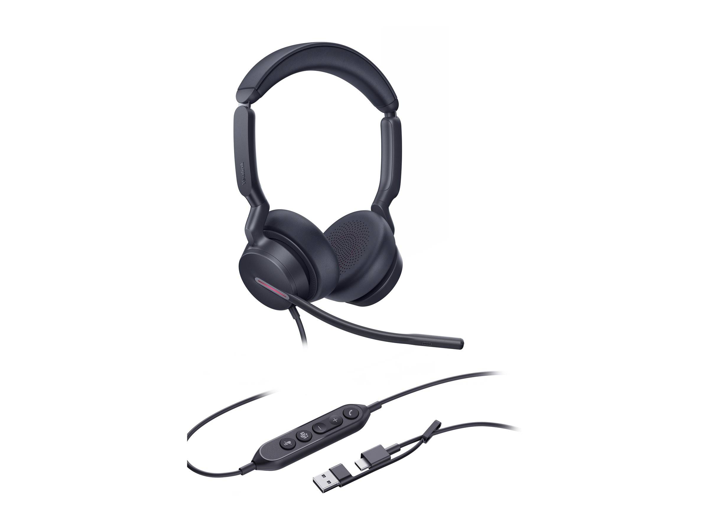 Yealink Headset - UH46 Dual Teams USB-C/A