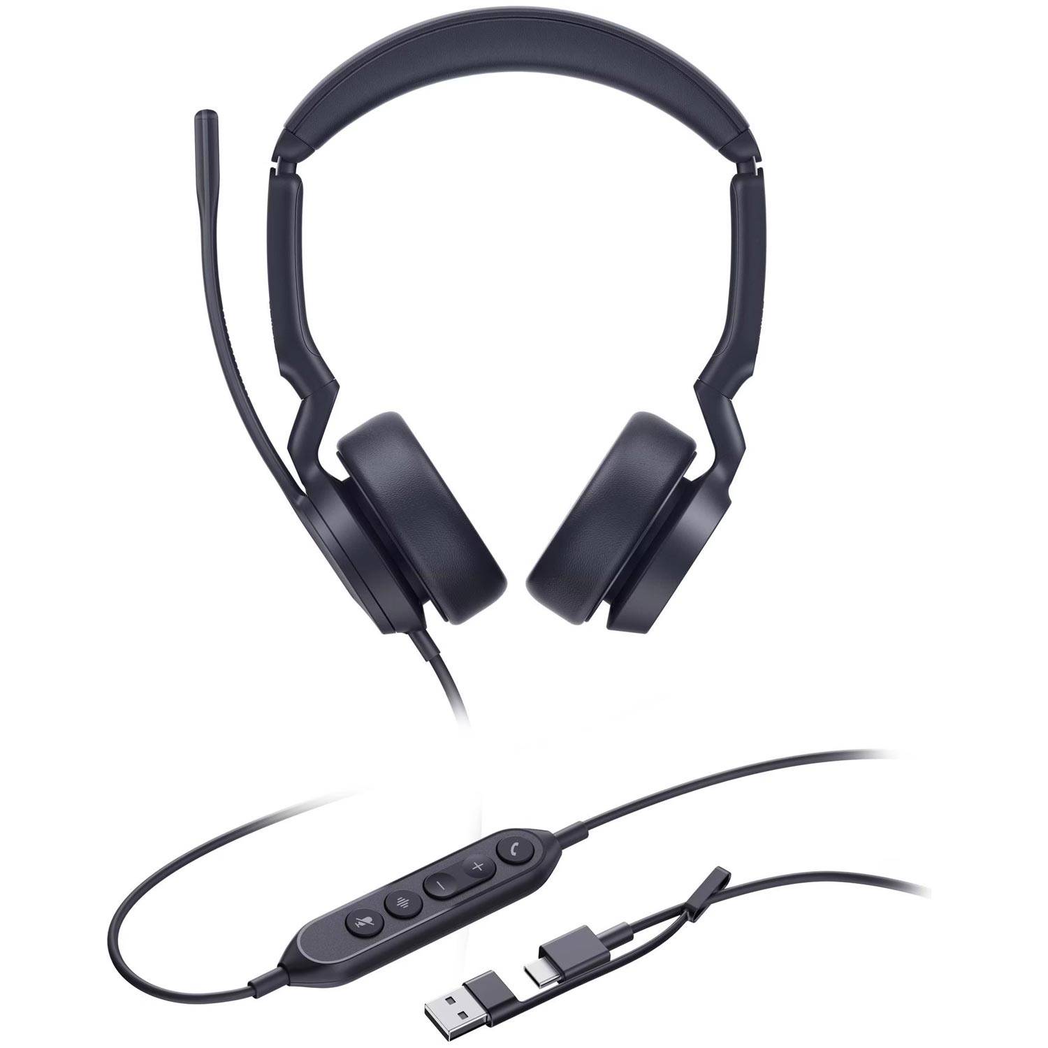 Yealink UH44 kabelgebundenes Dual USB-C/A Headset
