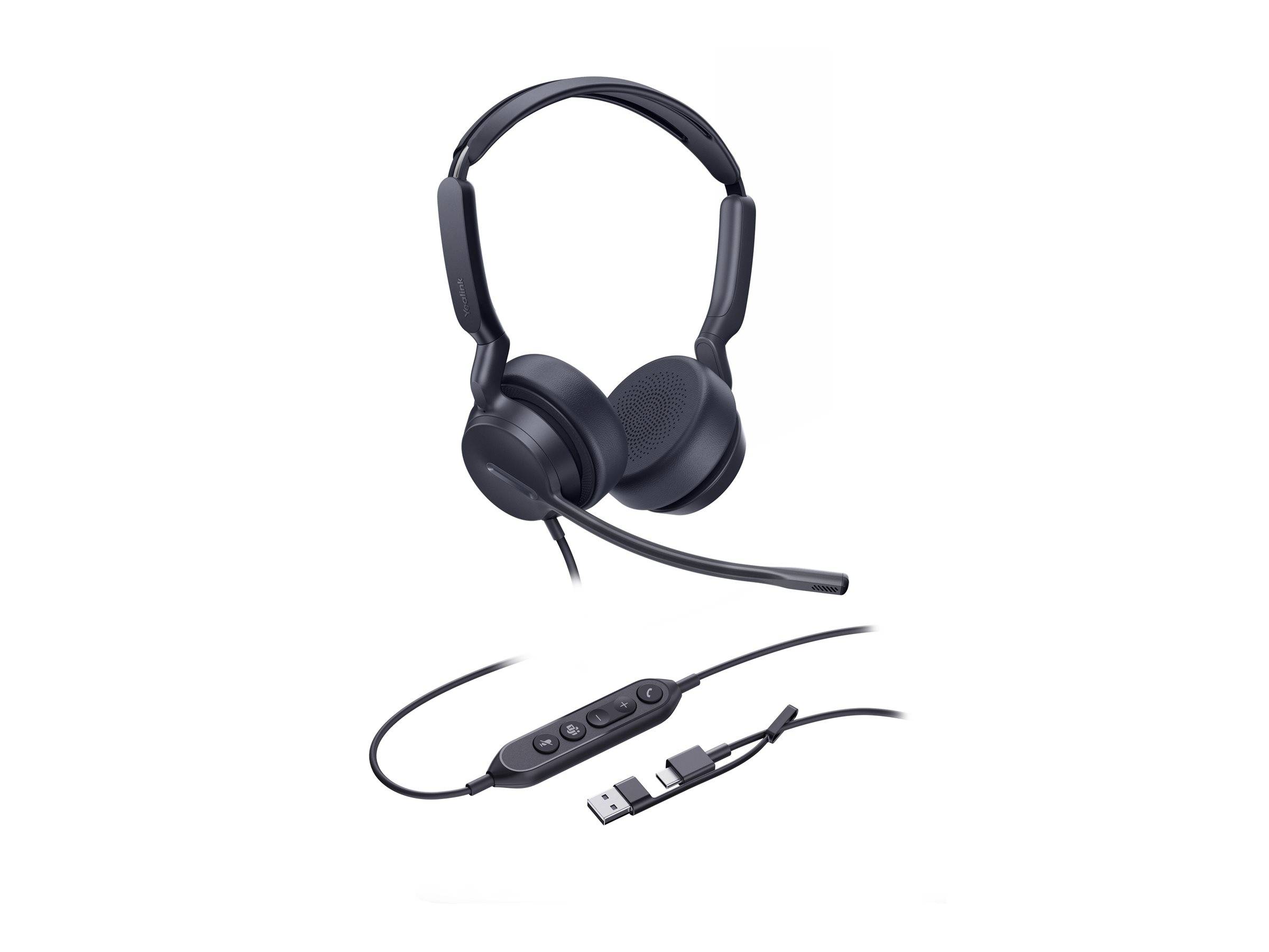 Yealink UH42 Mono - Headset - On-Ear - kabelgebundenUSB-A - USB-C - Zertifiziert
