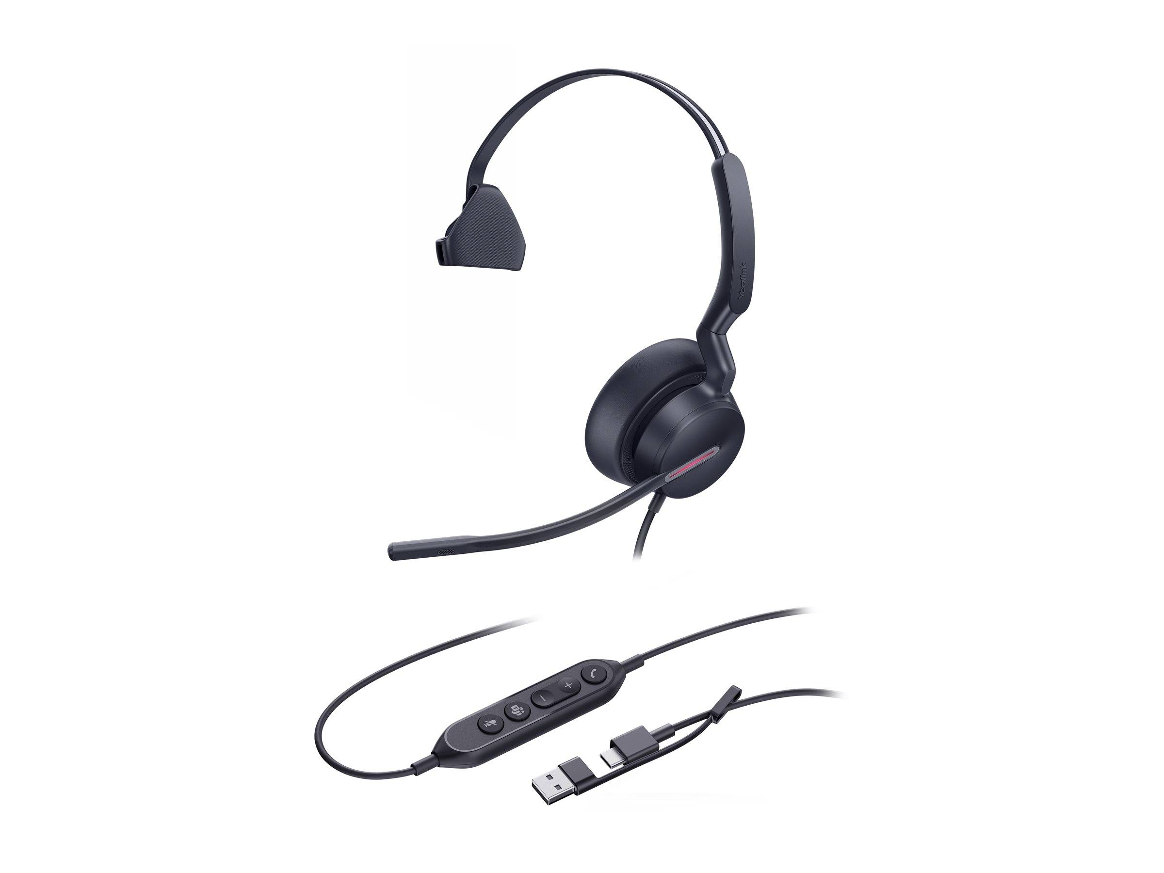 Yealink Headset UH46 Mono Teams USB-C/A