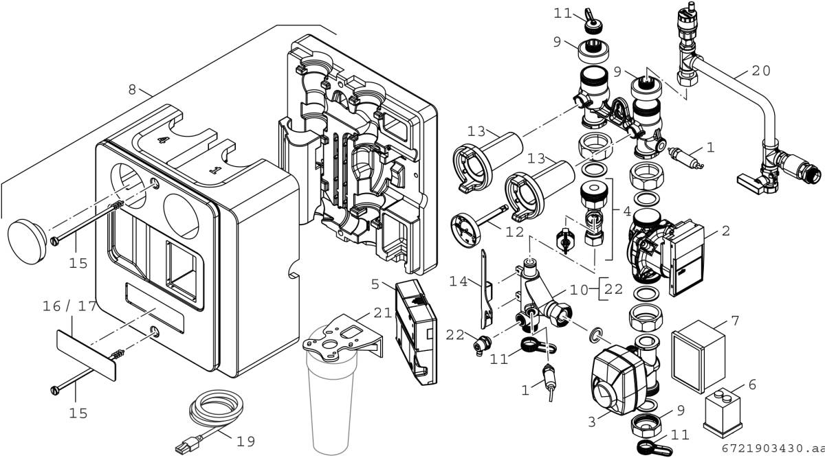 Bosch Thermotechnik Bypassentsalzungsmodul 7736606096