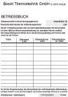 Bosch Thermotechnik Betriebsbuch Doku VES_B