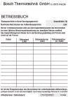 Bosch Thermotechnik Betriebsbuch Doku VES_B