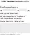 Bosch Thermotechnik Aufkleber Doku VES_S