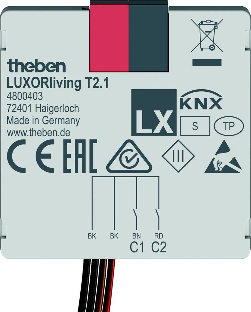 Theben Tasterschnittstelle LUXORliving T2.1