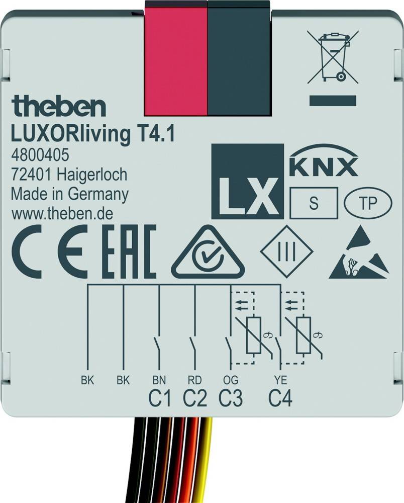 Theben Tasterschnittstelle LUXORliving T4.1