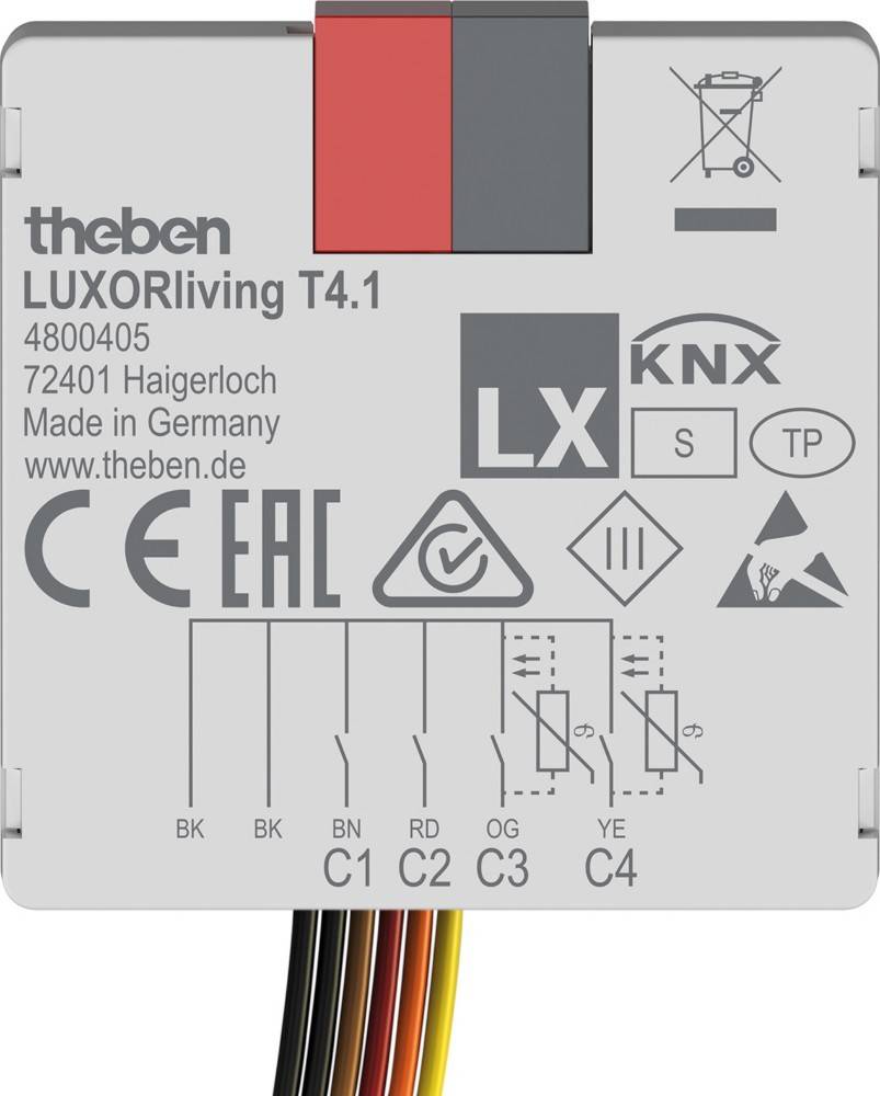 Theben Tasterschnittstelle LUXORliving T4.1