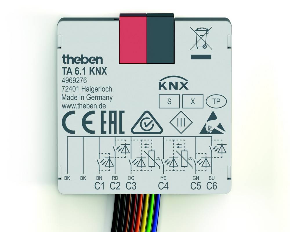 Theben KNX-Tasterschnittstelle TA 6.1 KNX