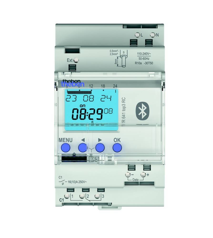 Theben Digitale Zeitschaltuhr TR 641 top3 BLE RC