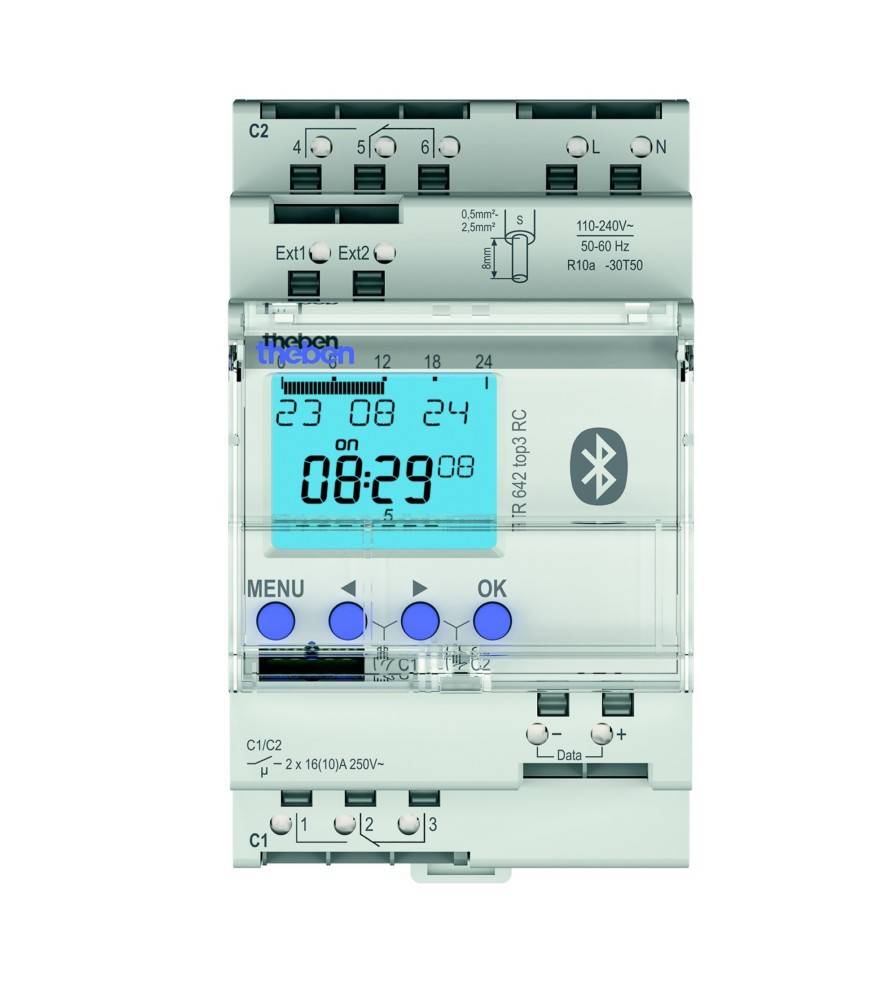 Theben Digitale Zeitschaltuhr TR 642 top3 BLE RC