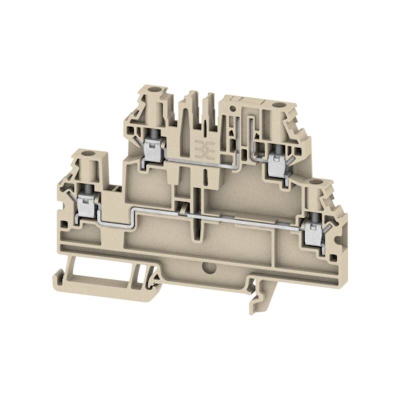 Weidmüller Mehrstock-Reihenklemme W2T 4 FT-FT
