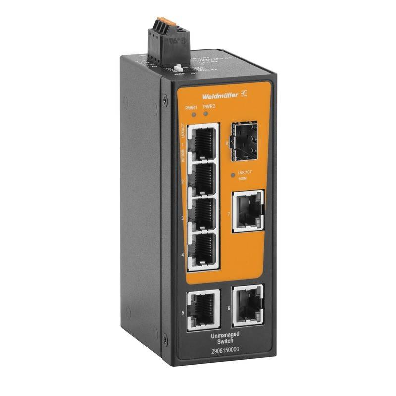 Weidmüller Netzwerk-Switch unmanaged IE-SW-BLB#2908150000
