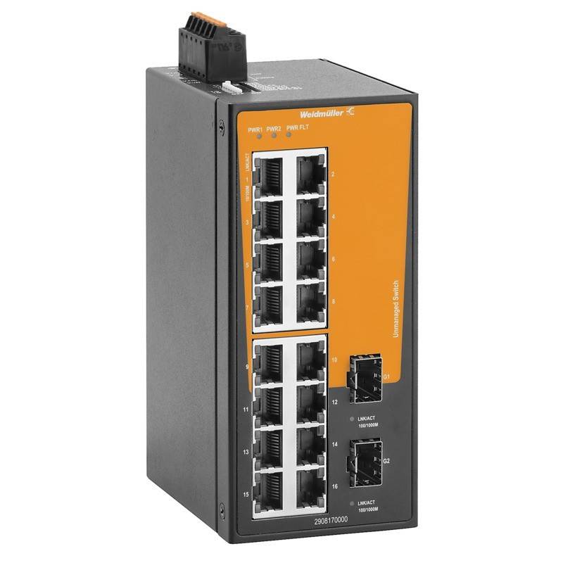 Weidmüller Netzwerk-Switch unmanaged IE-SW-BLB#2908170000