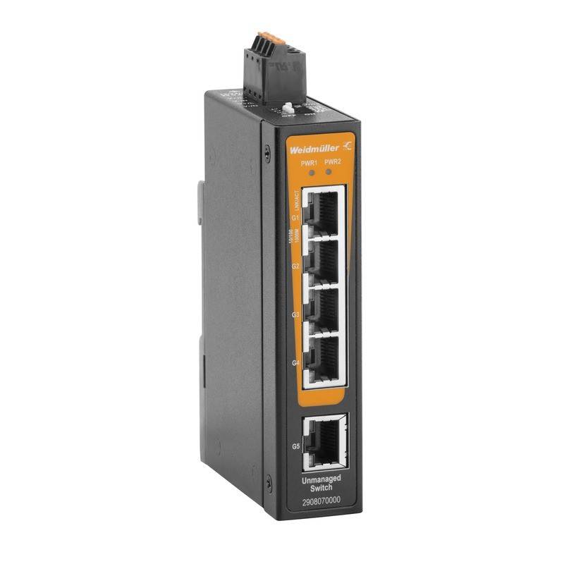 Weidmüller Netzwerk-Switch unmanaged IE-SW-BLB-05-5GT