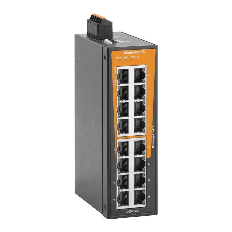 Weidmüller Netzwerk-Switch unmanaged IE-SW-BLB-16-16TX