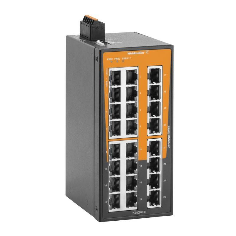 Weidmüller Netzwerk-Switch unmanaged IE-SW-BLB-24-24TX