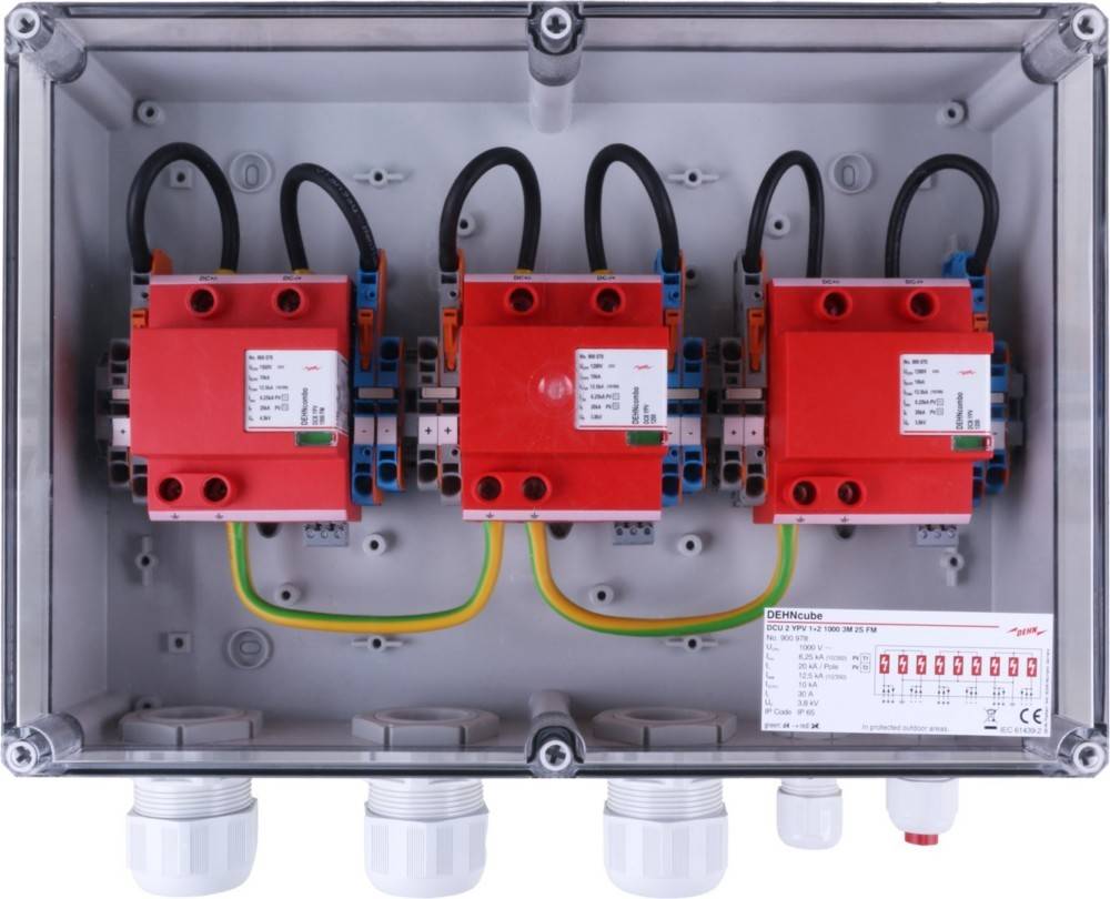 DEHN GAK Typ 1+2 im Gehäuse IP6 DCU 2 YPV 1+2#900978