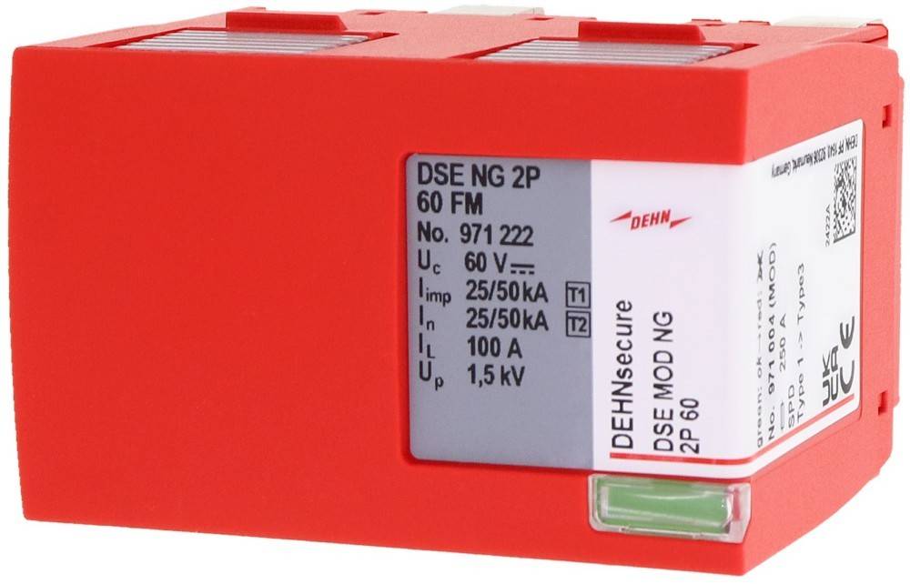 DEHN Funkenstrecken-Schutzmodul DSE MOD NG 2P 60