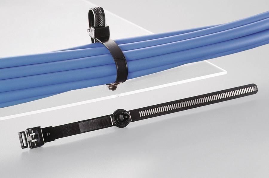 HellermannTyton Befestigungsbinder RI 80-PA12-BK