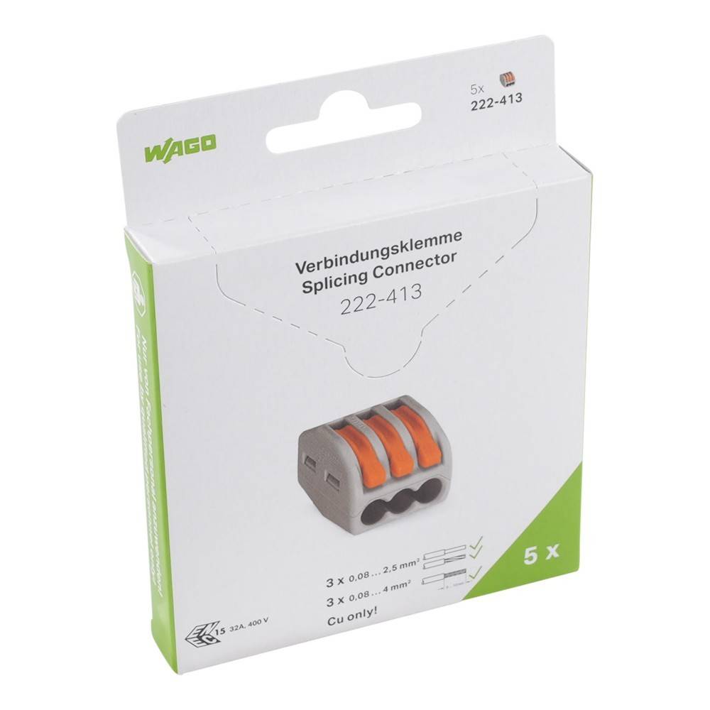 WAGO GmbH & Co. KG Verbindungsklemme 222-413/995-005