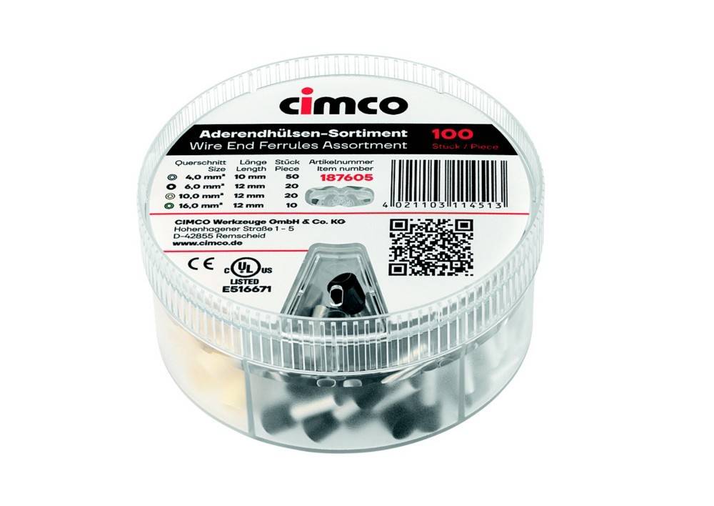 Cimco Werkzeuge Aderendhülsen-Streudose 187605