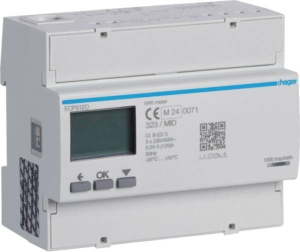 Hager Energiezähler 3phasig ECP312D