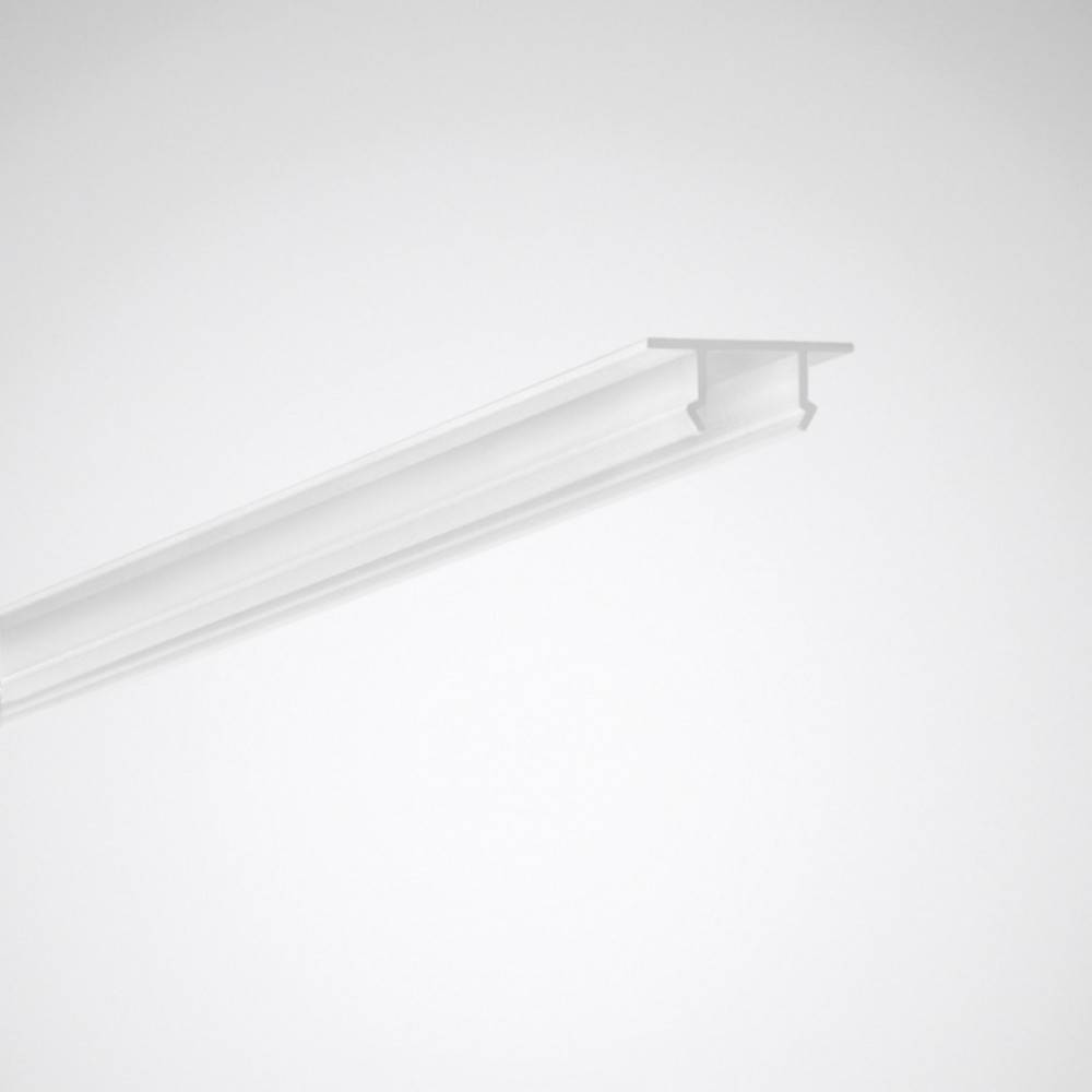 Ein einzelner, grauer Stahlträger in I-Form vor einem schlichten Hintergrund, der ein Bau- oder architektonisches Element darstellt.