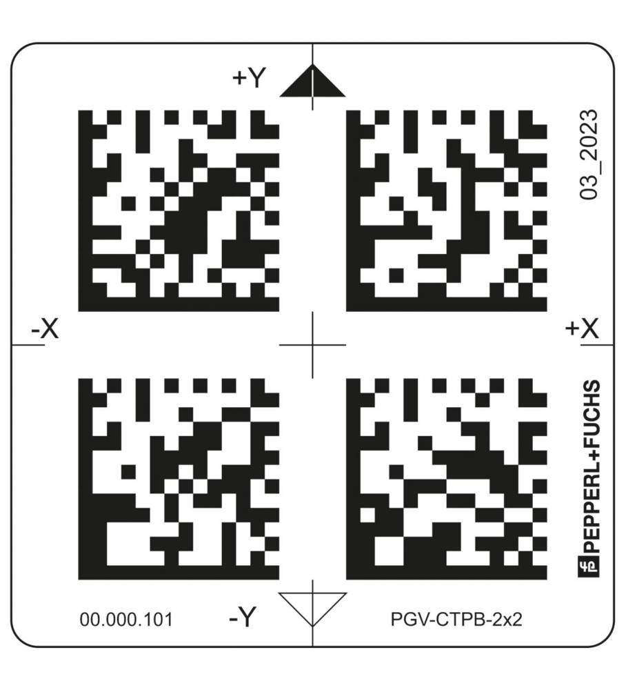 Pepperl+Fuchs Fabrik Polyester-DataMatrix-Tag PGV-CTPB-2x2