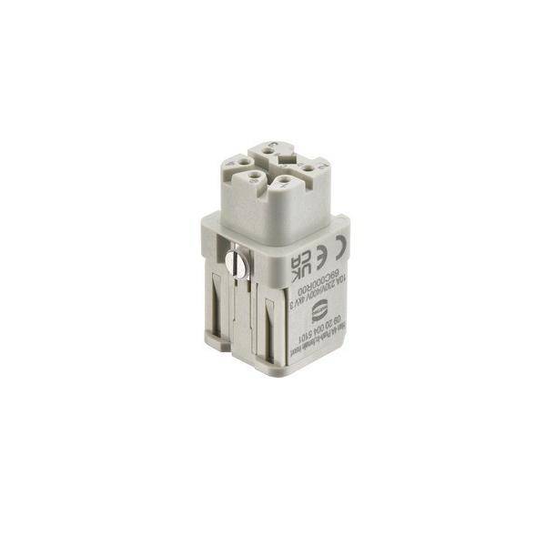 Harting Einsätze, Push-In, Buchse, 09200045101