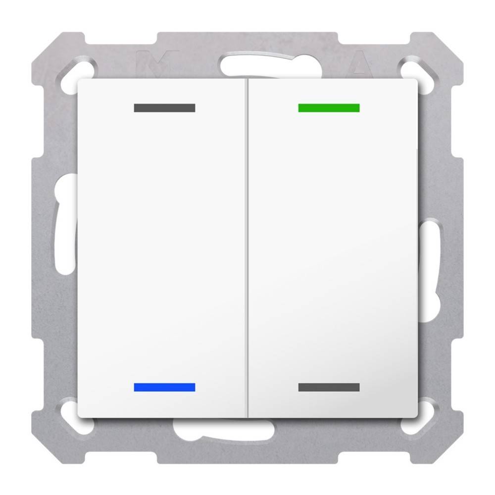 MDT technologies KNX RF+ Taster Light 55 RF-TAL55T202.01S
