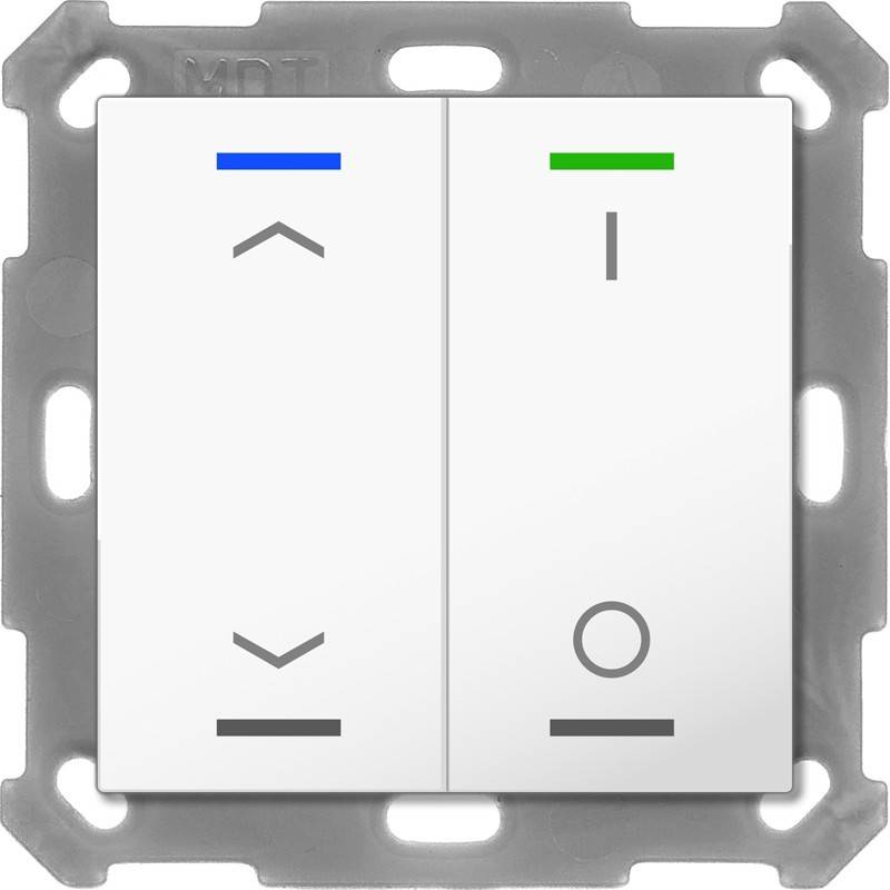 MDT technologies KNX RF+ Taster Light 55 RF-TAL55T202.C1S