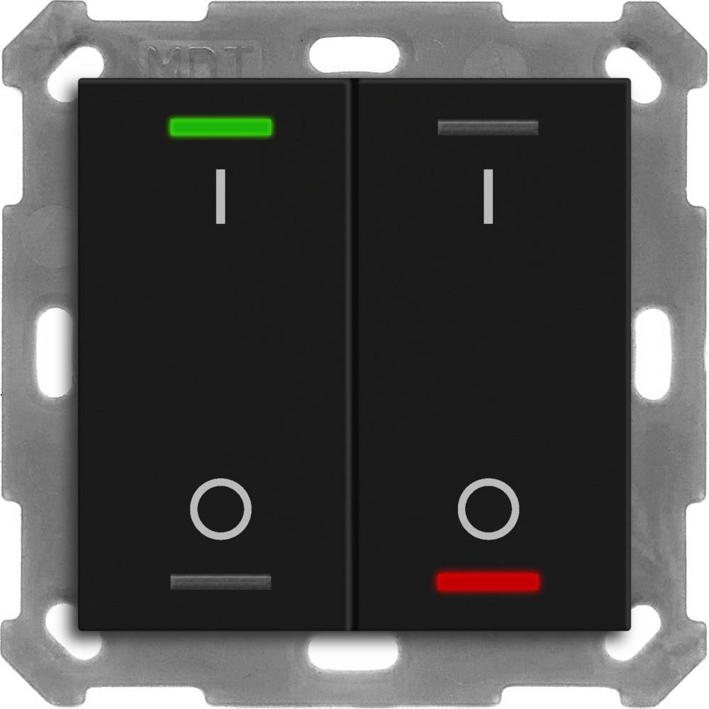 MDT technologies KNX RF+ Taster Light 55 RF-TAL55T206.B1S