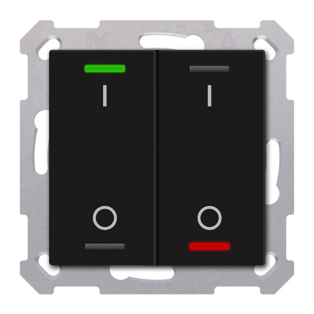 MDT technologies KNX RF+ Taster Light 55 RF-TAL55T206.B1S