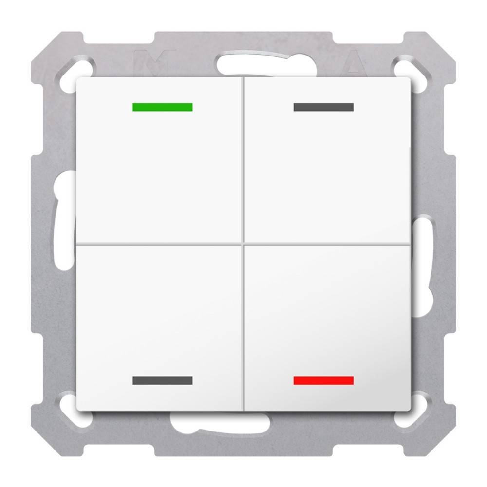 MDT technologies KNX RF+ Taster Light 55 RF-TAL55T402.01S
