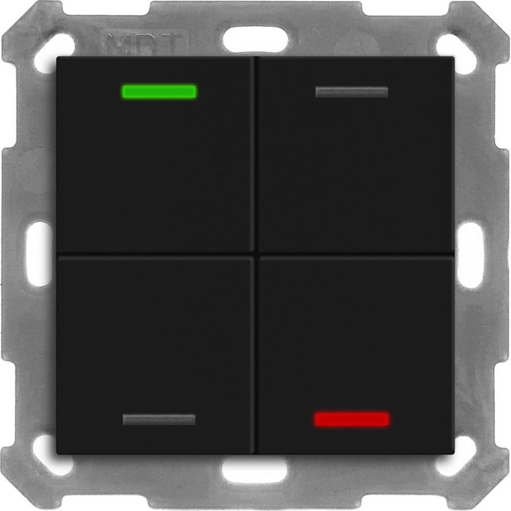 MDT technologies KNX RF+ Taster Light 55 RF-TAL55T406.01S