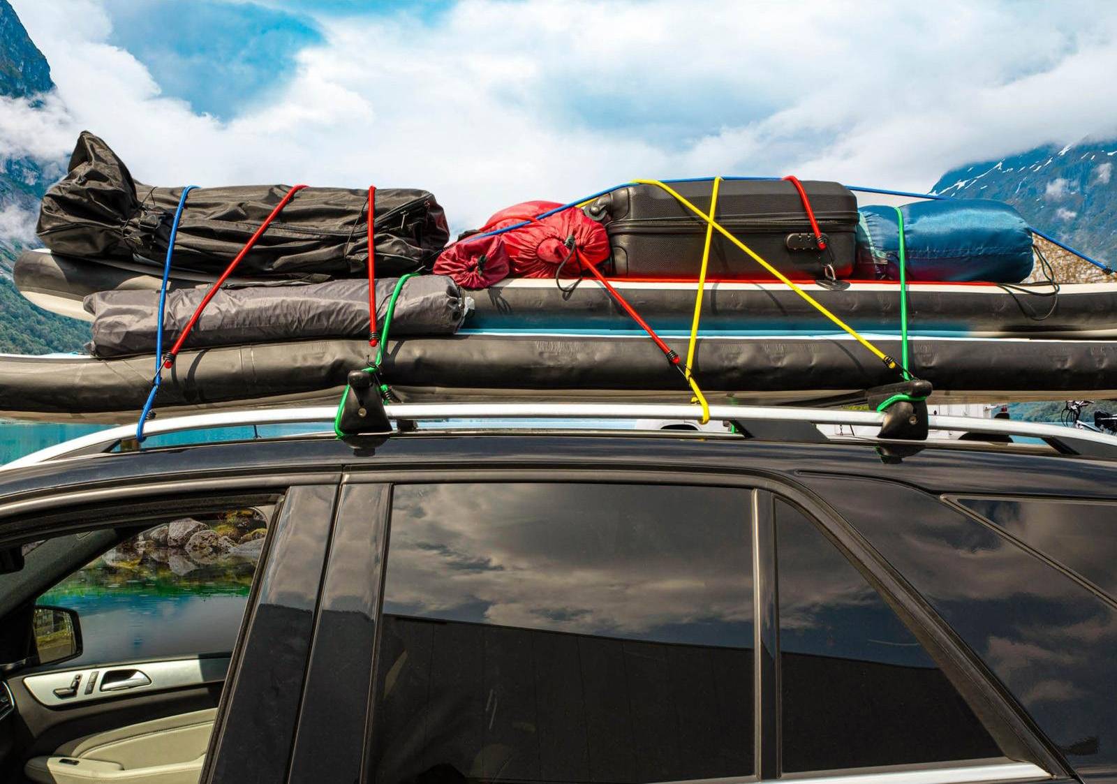 BLACK & DECKER Gepäckstrang-Set, 60/80/100/150 cm, 10-teilig