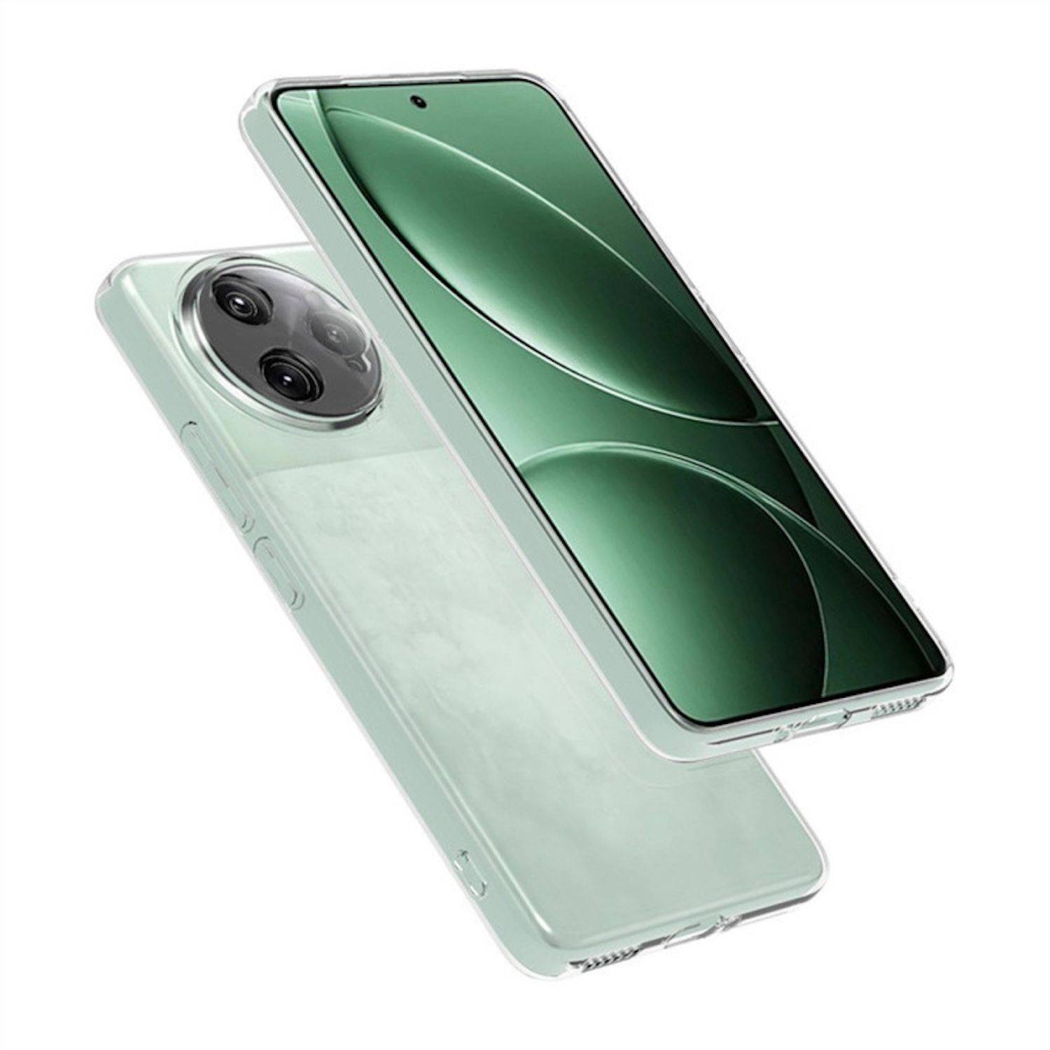 Für Xiaomi Poco F7 Ultra Silikon TPU Schutz Hülle Cover Transparent + H9 Hart Glas Folie