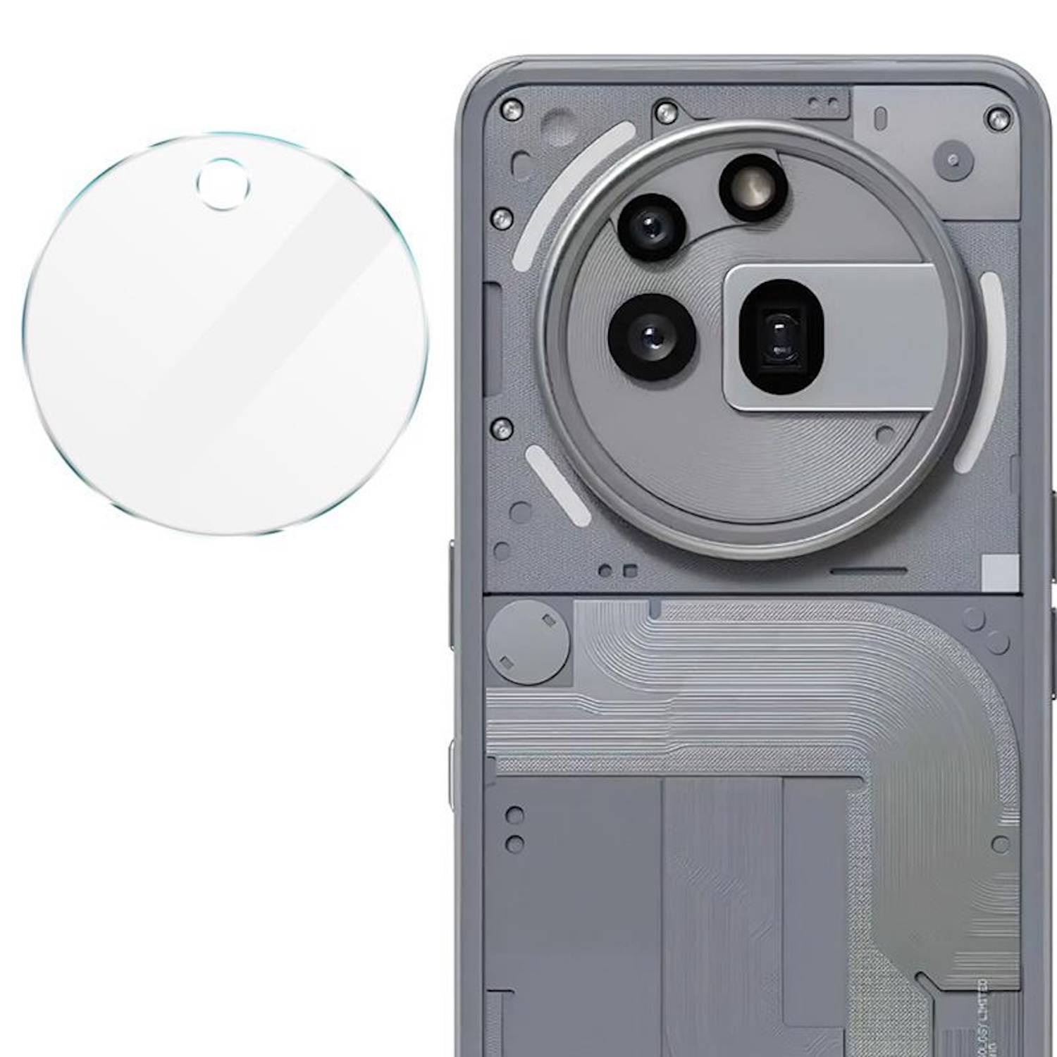 Für Nothing Phone 3a Pro Schutz Hart Glas 9H Back Kamera Linsen Komplettschutz