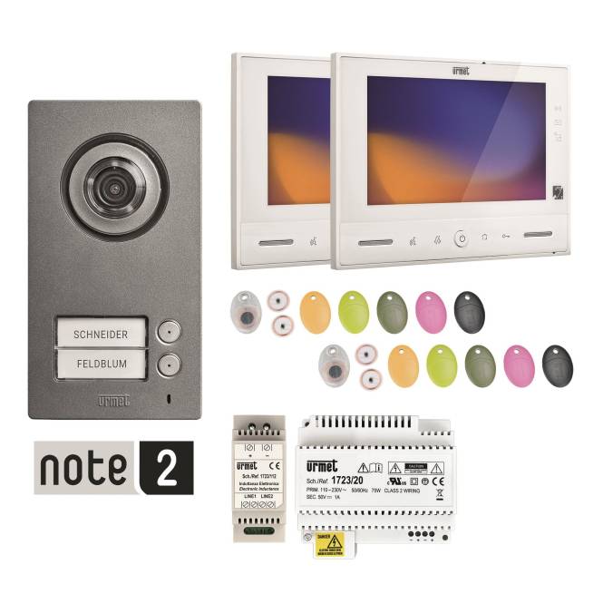 Grothe Video 2Draht-Set SET 1723/96 -Note 2 WLAN-74514 Install.Baumaterial Hauskomm/Batt/Sicher