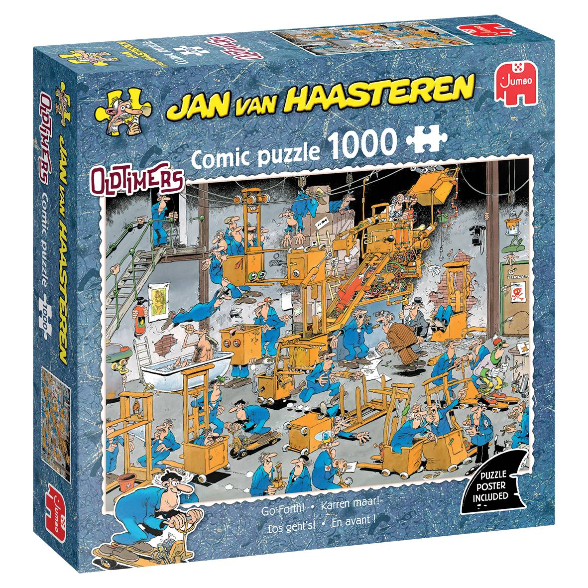 Jan van Haasteren, Oldtimers, Los gehts, 1000 Teile Puzzle