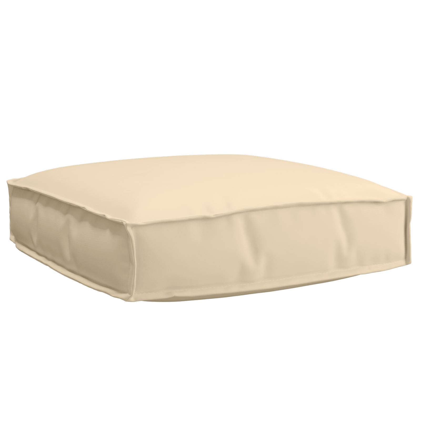 vidaXL Paletten-Sitzkissen Beige 60x60x12 cm Oxford-Gewebe