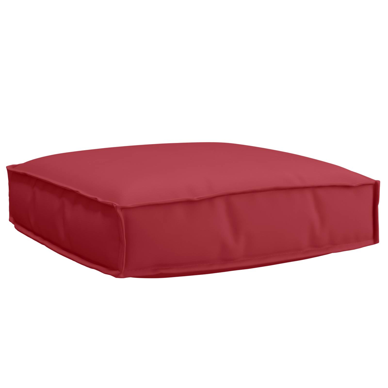 vidaXL Paletten-Sitzkissen Weinrot 60x60x12 cm Oxford-Gewebe